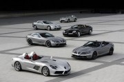 SLR Gruppe Mercedes-Benz SLR McLaren Stirling Moss, 300 SLR, SLR Coupé, SLR 722 Edition, SLR Roadster, SLR Roadster 722 S (Image: Daimler)