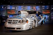 ProStockAvenger The 2010 NHRA Pro Stock Mopar Dodge Avenger of Team Mopar driver Allen Johnson, on exhibit in the Mopar display at the 2009 Specialty Equipment Market Association (SEMA) Show in Las Vegas, Nov. 3-6. (Image: Chrysler)