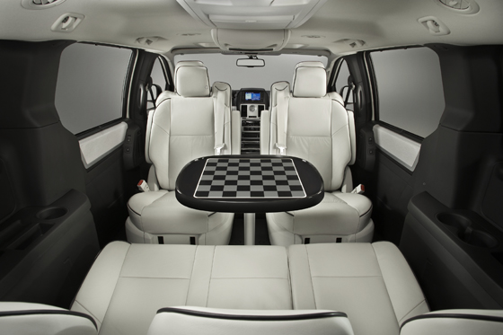 You could play some chess in the car (Image: Chrysler)