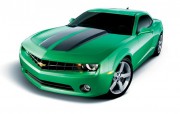 Chevrolet_Camaro_Synergy_SE Green seems to be the color of the saison: The 2010 Chevrolet Camaro Synergy Special Edition was presented today (Image: GM)