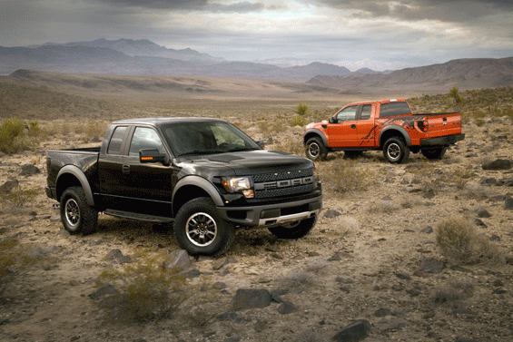 Avaiable in only two colors: Ford F150 Raptor (Image: Ford)